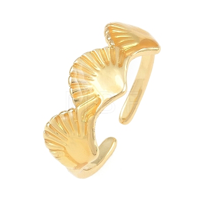 Brass Cuff Open Rings KK-CBA960E-13A-G-1