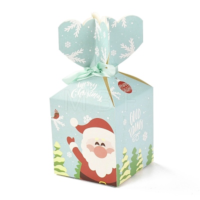 Christmas Theme Paper Fold Gift Boxes CON-G012-03D-1
