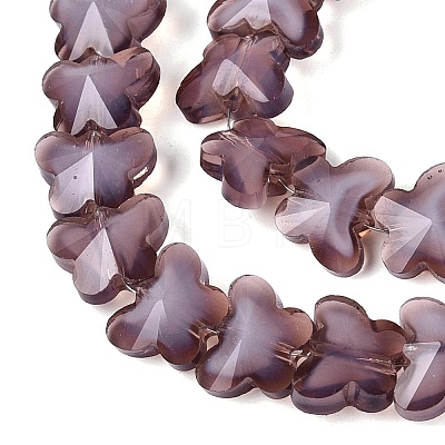Opaque Glass Beads Strands GLAA-N073-01I-1