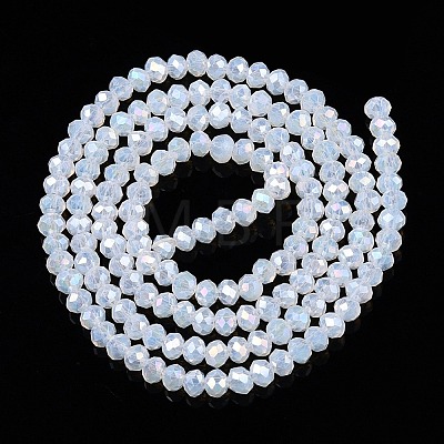 Electroplate Glass Beads Strands EGLA-A044-J2mm-B06-1