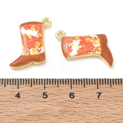 Printed Brass Pendants KK-CBA42CA-10G-1