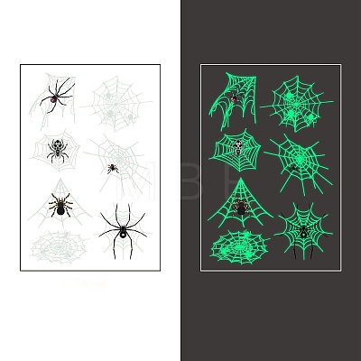 Hallowmas Luminous Glow in the Dark Removable Temporary Water Proof Tattoos Paper Stickers PW-WGAF489-04-1