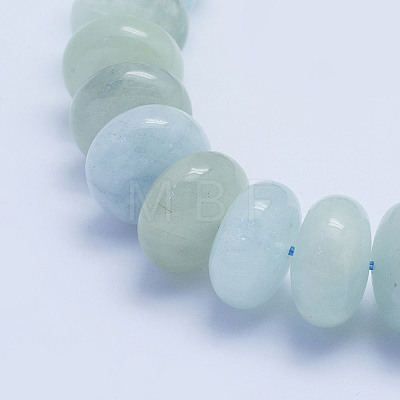 Natural Aquamarine Beads Strands G-L478-27-16mm-1