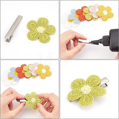 60Pcs 6 Colors  Ornament Accessories DIY-FG0002-96-1