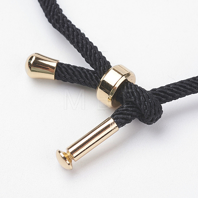 Cotton Twisted Cord Bracelet Making MAK-L012-03-1