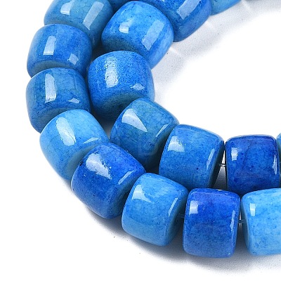 Dyed Glass Beads Strands GLAA-H037-01G-1