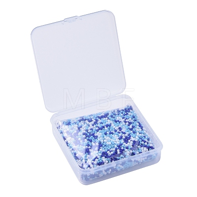 6500Pcs 300G 3 Colors Glass Seed Beads SEED-LS0001-03-1