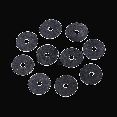 50Pcs Transparent PVC Insulating Gaskets PVC-T006-12mm-01-1
