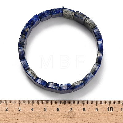 Natural Lapis Lazuli Beads Stretch Bracelets BJEW-F523-07-1