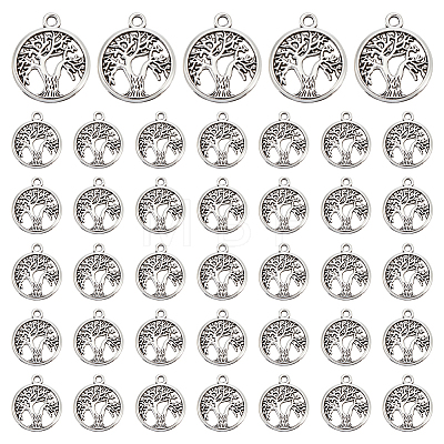 120Pcs Tibetan Style Alloy Pendants FIND-UN0007-20AS-1
