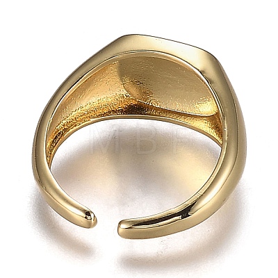 Brass Cuff Rings RJEW-I074-04-1