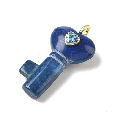 Dyed Natural Lapis Lazuli Pendants G-C274-05E-1