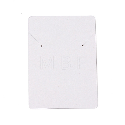 Rectangle Paper Necklace Display Cards CDIS-C004-05G-1