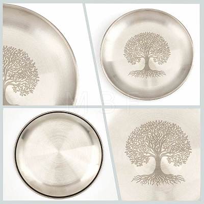 1Pc 201 Stainless Steel Candle Holder AJEW-CN0007-47B-1