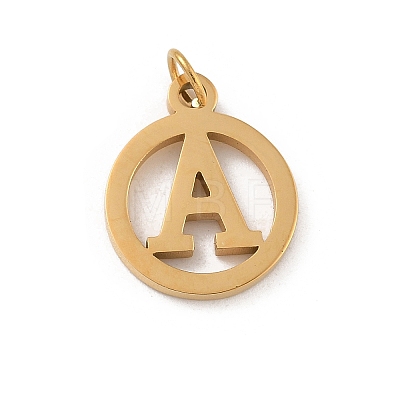 304 Stainless Steel Charms
with Jump Ring LS-STAS-R001-02G-A-1