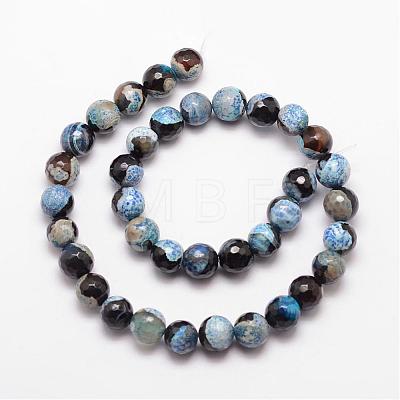 Natural Fire Crackle Agate Bead Strands G-K166-06F-10mm-05-1