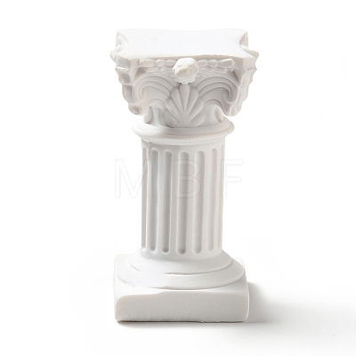 Resin Imitation Marble Pillars DJEW-H007-01A-1