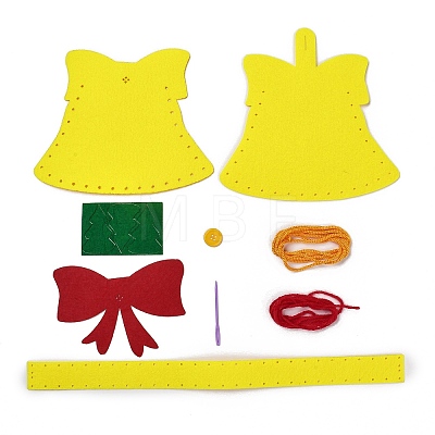 DIY Non-woven Christmas Theme Bag Kits DIY-Q031-01A-1
