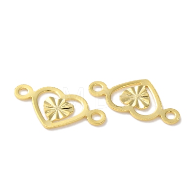 Brass Filigree Connector Charms KK-F880-02G-02-1