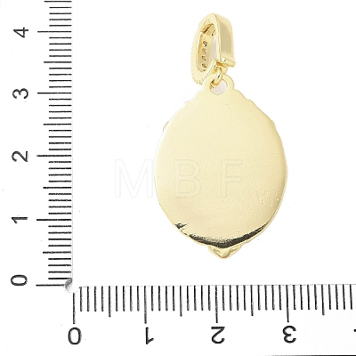 Brass Enamel Pendants LS-KK-F886-03G-08-1