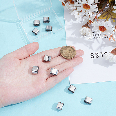 10Pcs 304 Stainless Steel Spacer Beads FIND-UN0007-83-1
