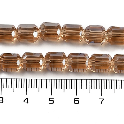 Electroplate Glass Beads Strands GLAA-G112-07A-1