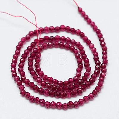 Natural Agate Bead Strands G-R344-2mm-06-1