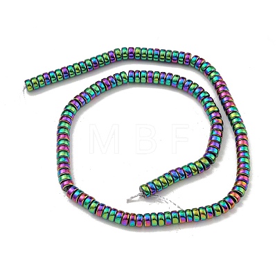 Electroplated Synthetic Non-magnetic Hematite Beads Strands G-K361-A06-03-1