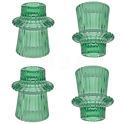 Glass Candle Holders AJEW-WH20020-185B-1