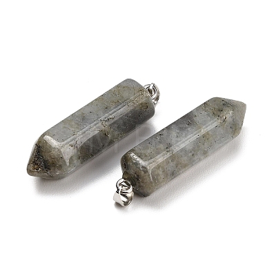 Natural Labradorite Pendants GG-CBAA0EE-02P-02-1