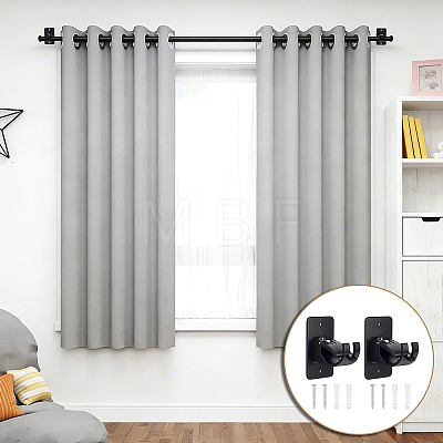 16Pcs Self-adhesive ABS Curtain Rod Hook Hangers FIND-WA0001-28-1