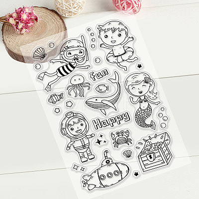 PVC Plastic Stamps DIY-WH0167-56-80-1