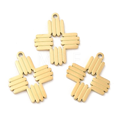 Ion Plating(IP) 316L Surgical Stainless Steel Pendants STAS-D078-25G-1