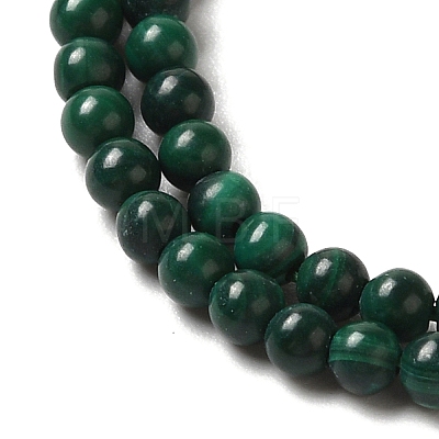 Natural Malachite Beads Strands G-B090-A06-01-1