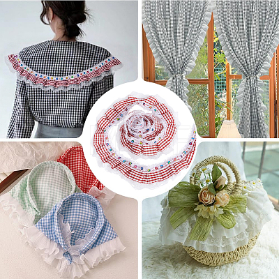 5Yards Polyester Lace Ribbon OCOR-GF0006-20D-1