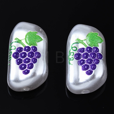 3D Printed ABS Plastic Imitation Pearl Beads KY-S163-436-1