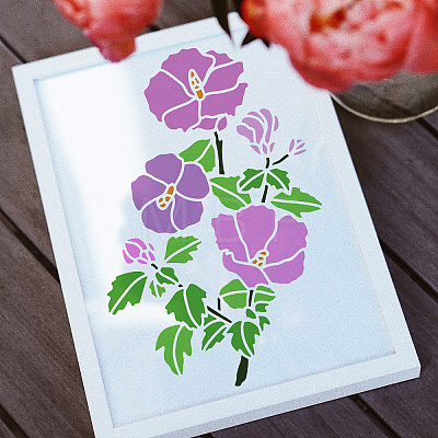 Plastic Drawing Painting Stencils Templates DIY-WH0396-547-1