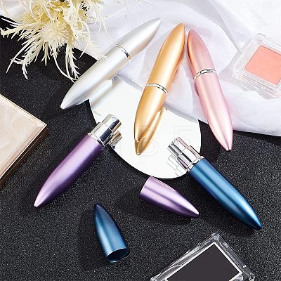 Olycraft 6Pcs 6 Colors Empty Portable Glass Perfume Spray Bottles AJEW-OC0003-45-1