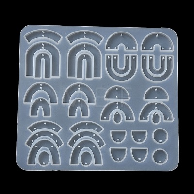 DIY Pendant Silicone Molds DIY-G091-03C-1