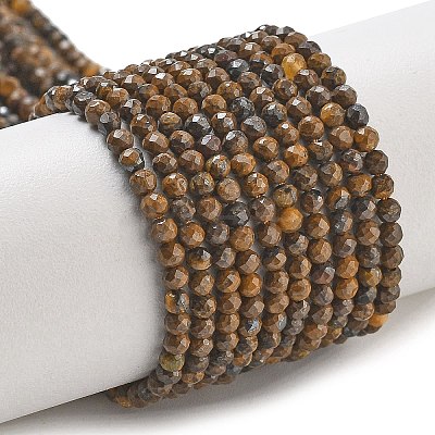 Natural Tiger Iron Beads Strands G-B120-A01-01-1