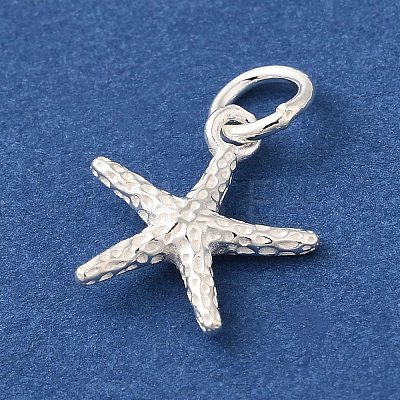 925 Sterling Silver Sea Animal Starfish Charms FIND-U013-16S-1