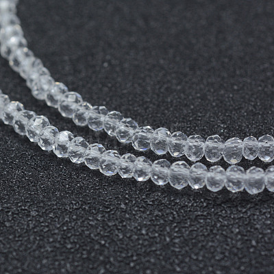 Transparent Glass Beads Strands X-EGLA-J144-NA10-1