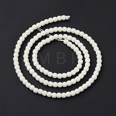 Luminous Glass Bead Strands GLAA-H018-01B-1