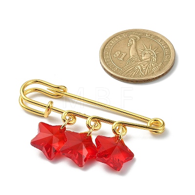 Golden Iron Brooches JEWB-BR00119-1