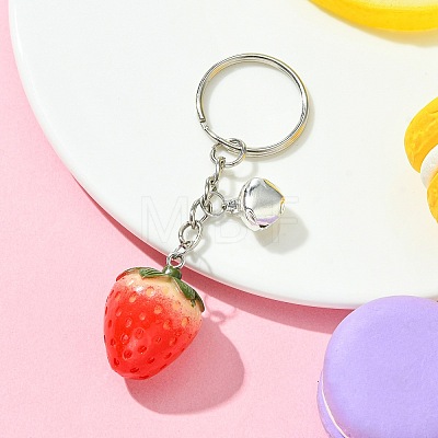 Fruit Resin Pendant Keychain KEYC-JKC00643-04-1