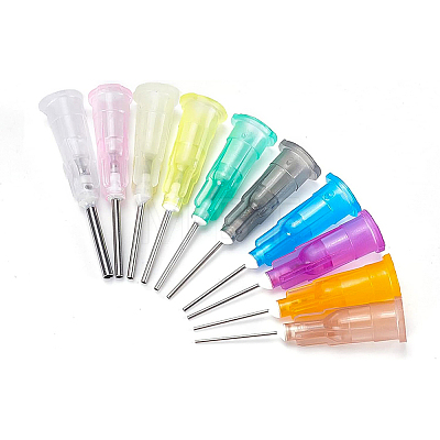 160Pcs 10 Styles Plastic Fluid Precision Blunt Needle Dispense Tips TOOL-BC0001-15-1