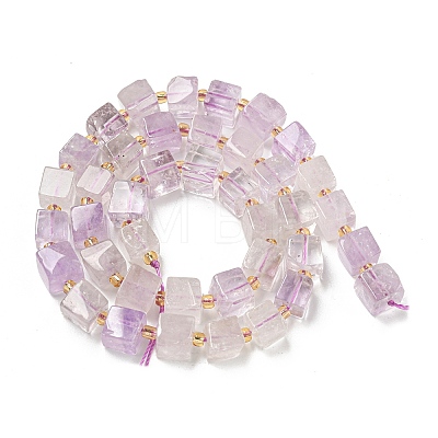 Natural Amethyst Beads Strands G-G053-B13-01B-1