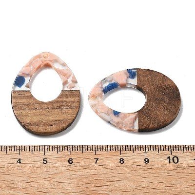 Resin and Walnut Pendants FIND-R051-10A-1