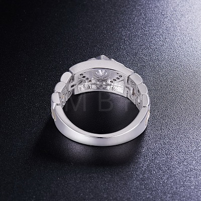 SHEGRACE 925 Sterling Silver Finger Ring JR540A-01-1