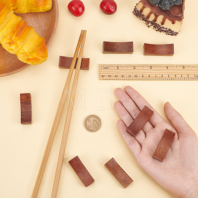 8Pcs Wood Chopsticks Stand DJEW-FG0001-27-1